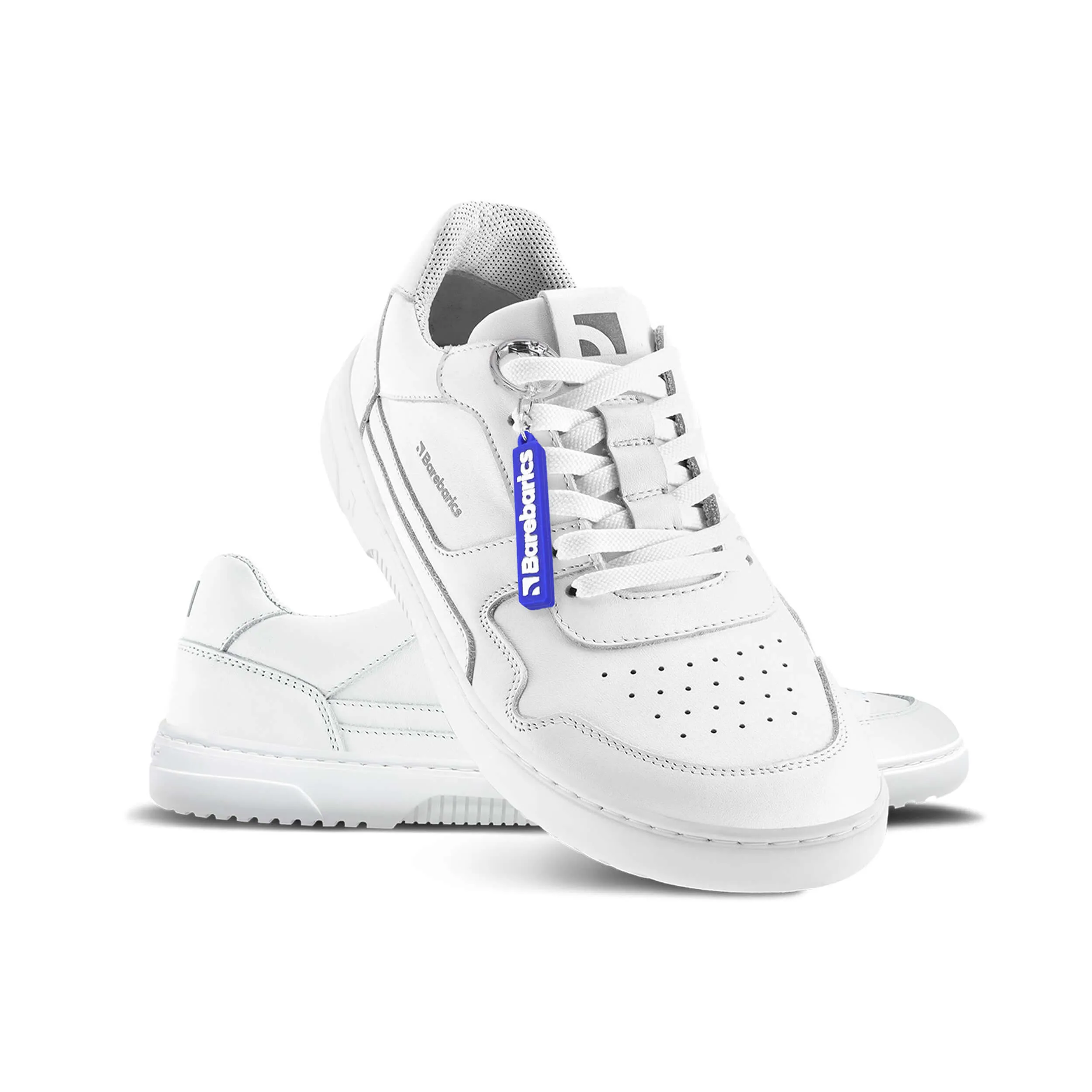 Barefoot Sneakers Barebarics Zing - All White - Leather