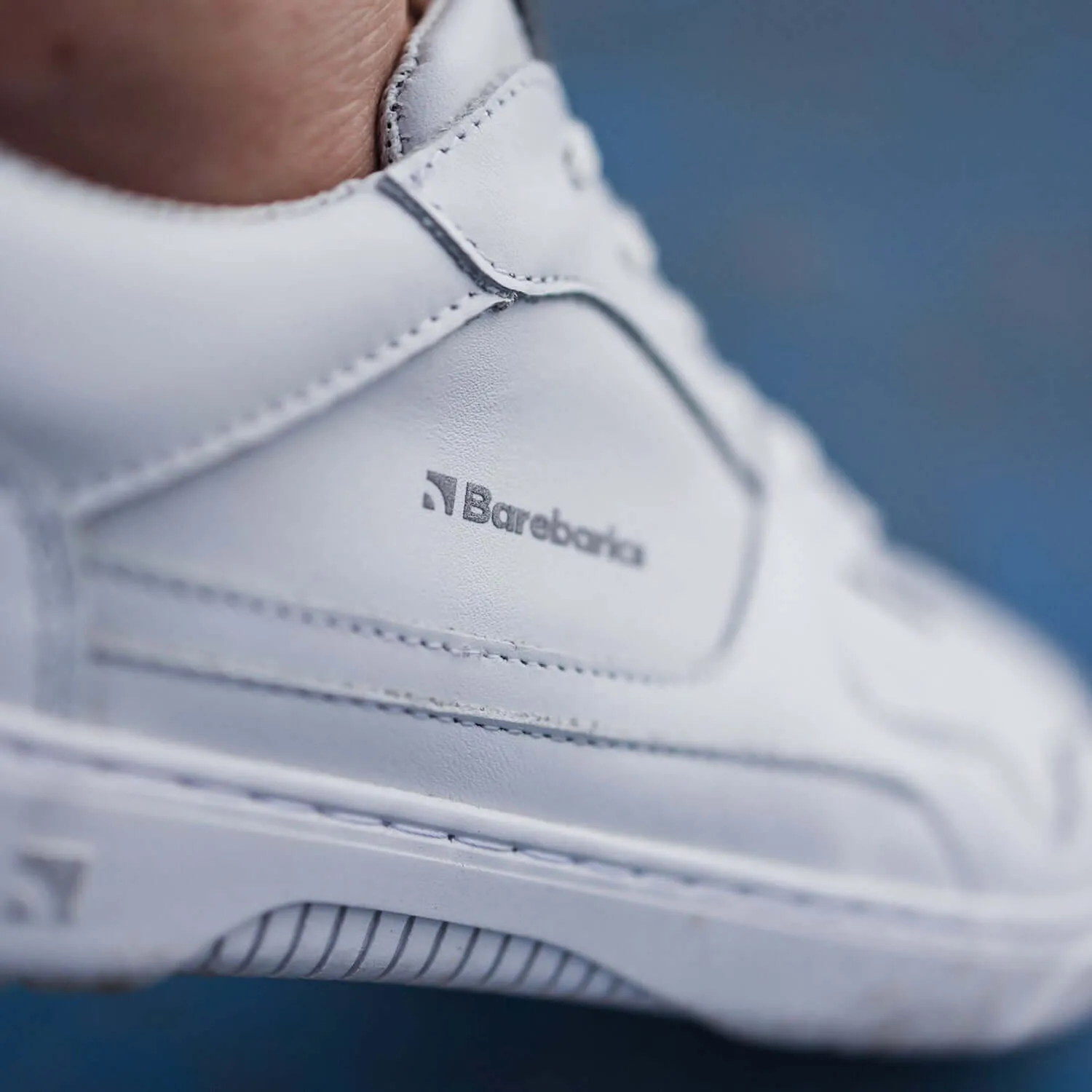 Barefoot Sneakers Barebarics Zing - All White - Leather