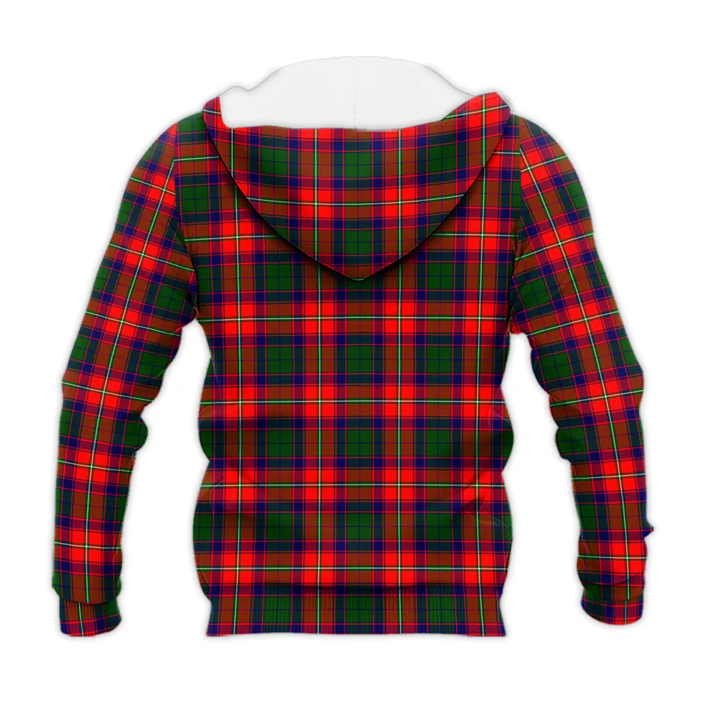 Belshes Tartan Knitted Hoodie