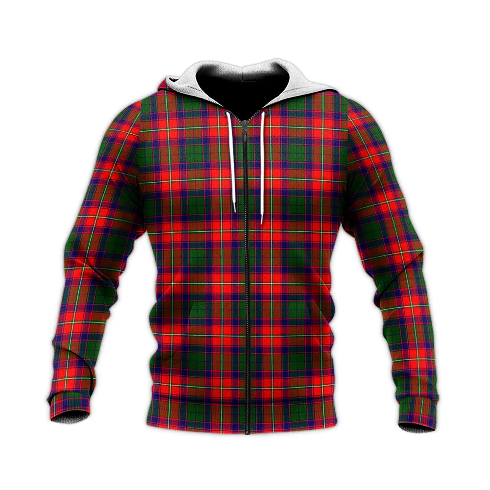 Belshes Tartan Knitted Hoodie