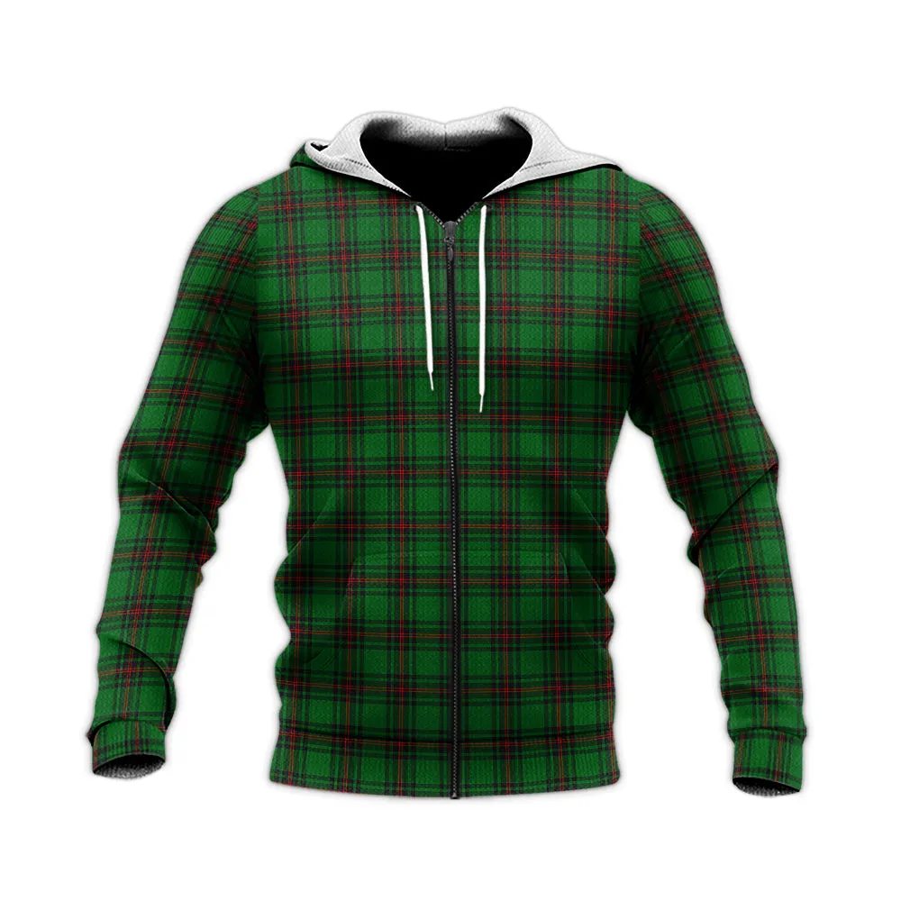 Beveridge Tartan Knitted Hoodie