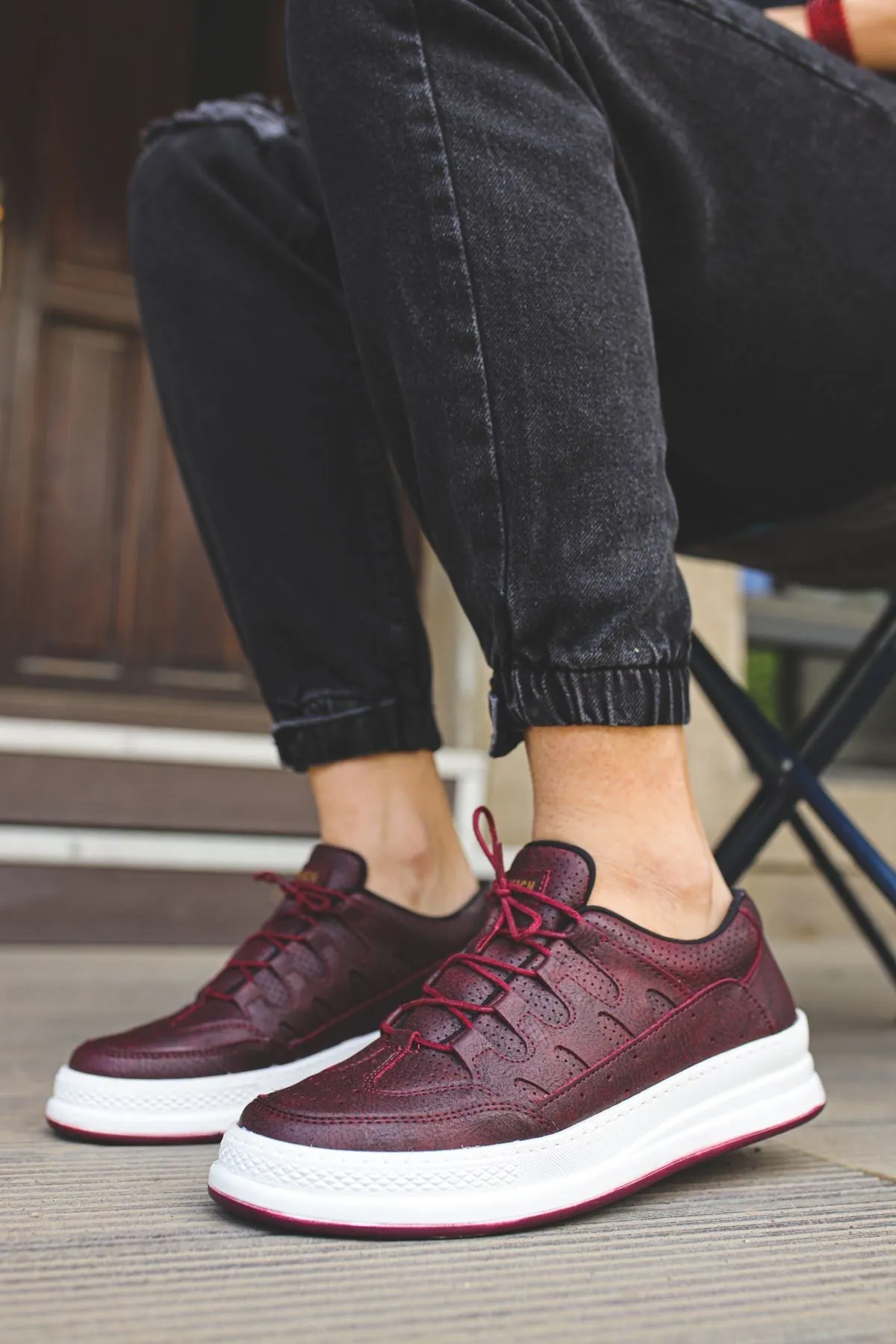 Bordeaux Sneaker CH040 Streetwear Sneaker