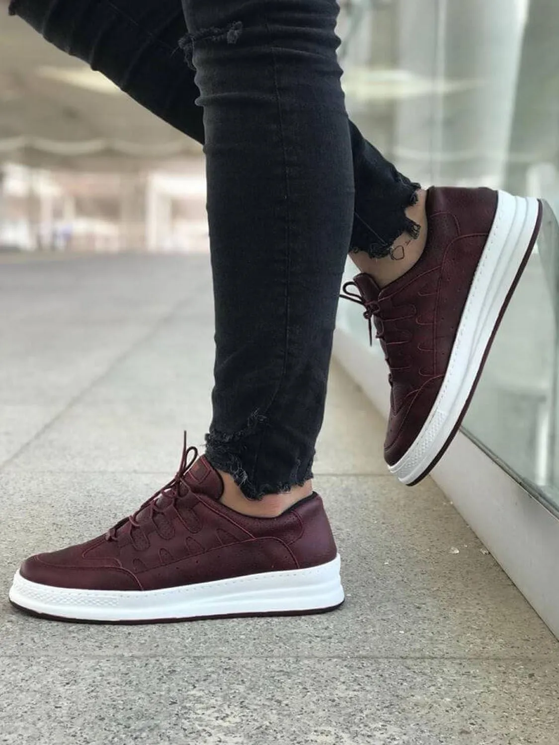 Bordeaux Sneaker CH040 Streetwear Sneaker