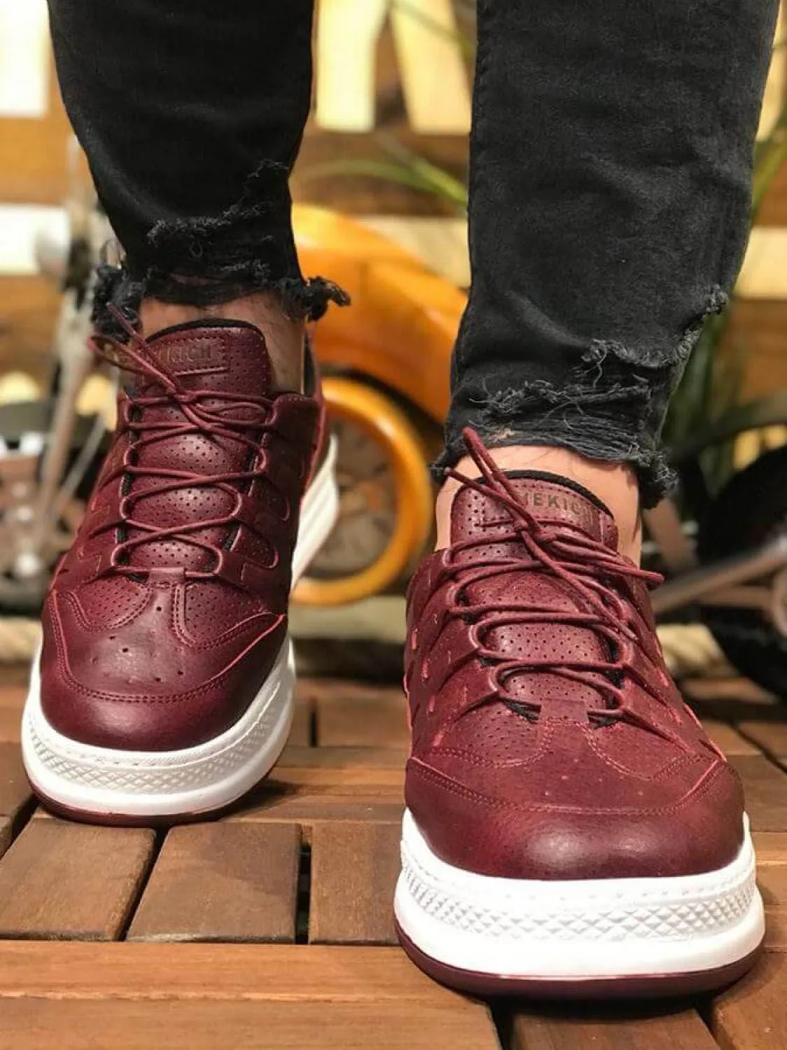 Bordeaux Sneaker CH040 Streetwear Sneaker