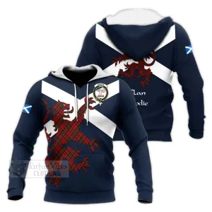 Brodie Tartan Lion Rampant Knitted Hoodie Proudly Display Your Heritage with Alba Gu Brath and Clan Name