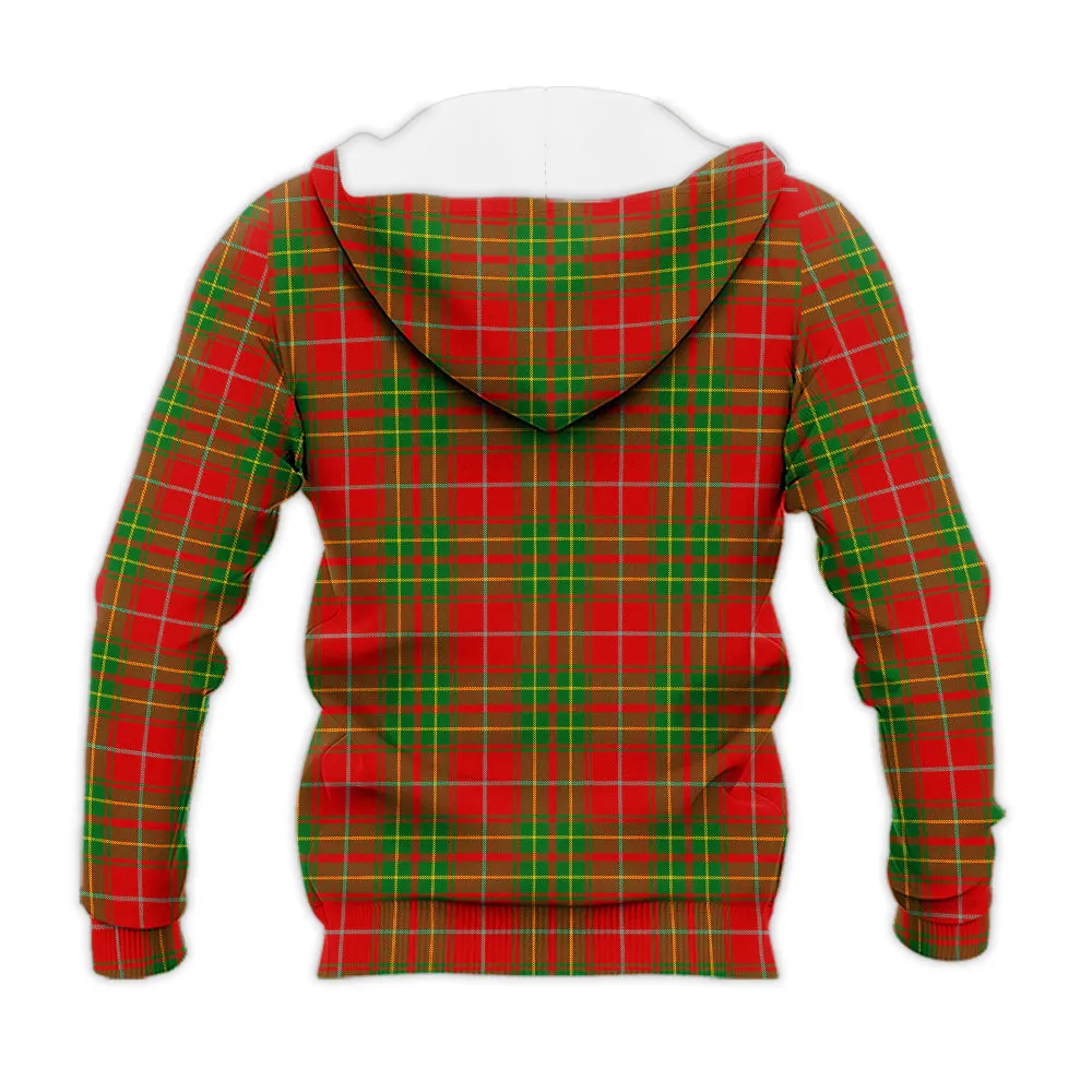 Burnett Tartan Knitted Hoodie