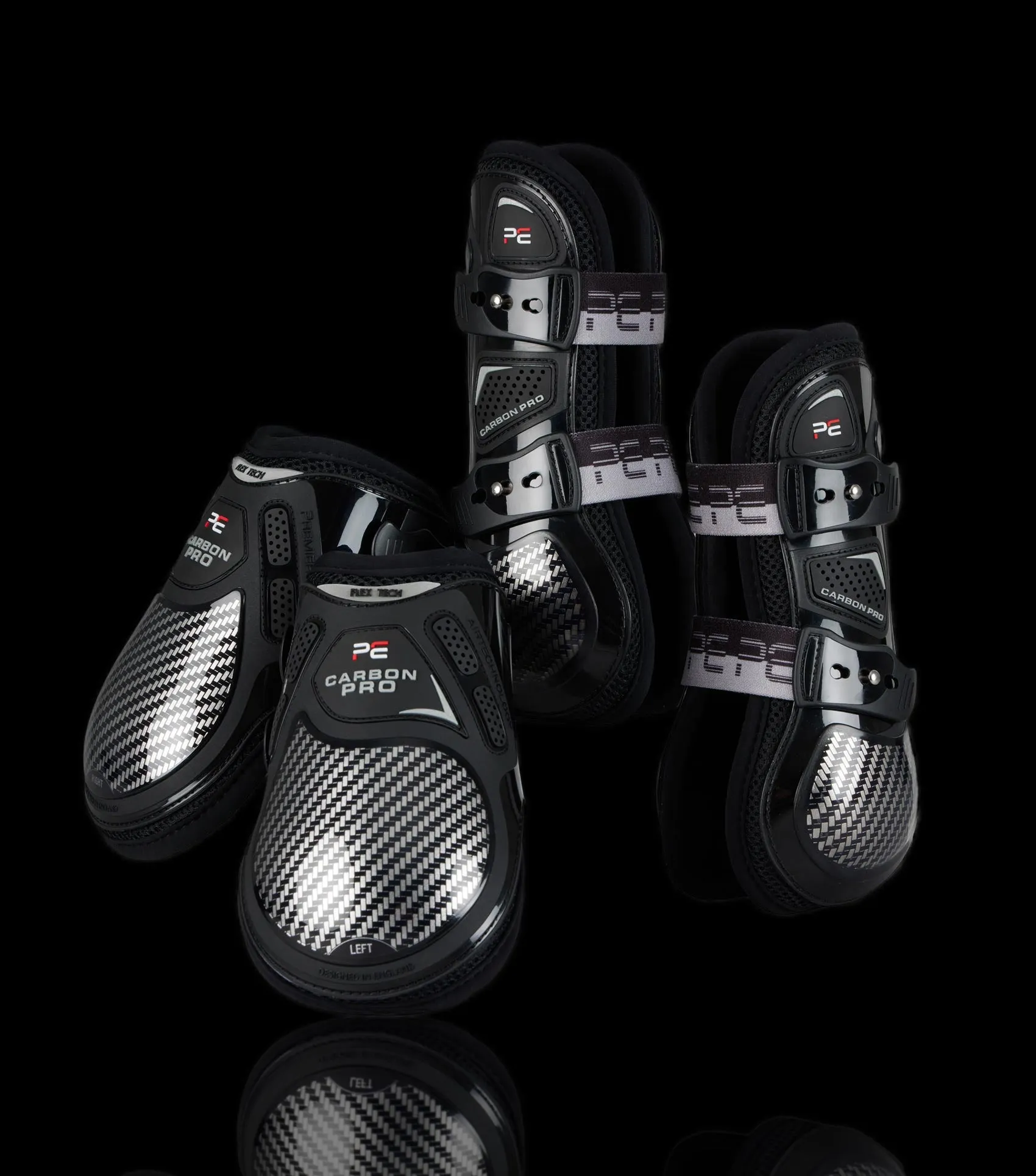 Carbon Pro Fetlock Boots Black