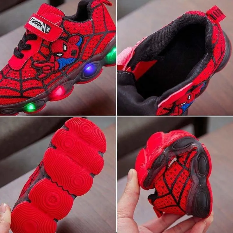 Cartoon Led Sneakers Shoes For Boy and Girl