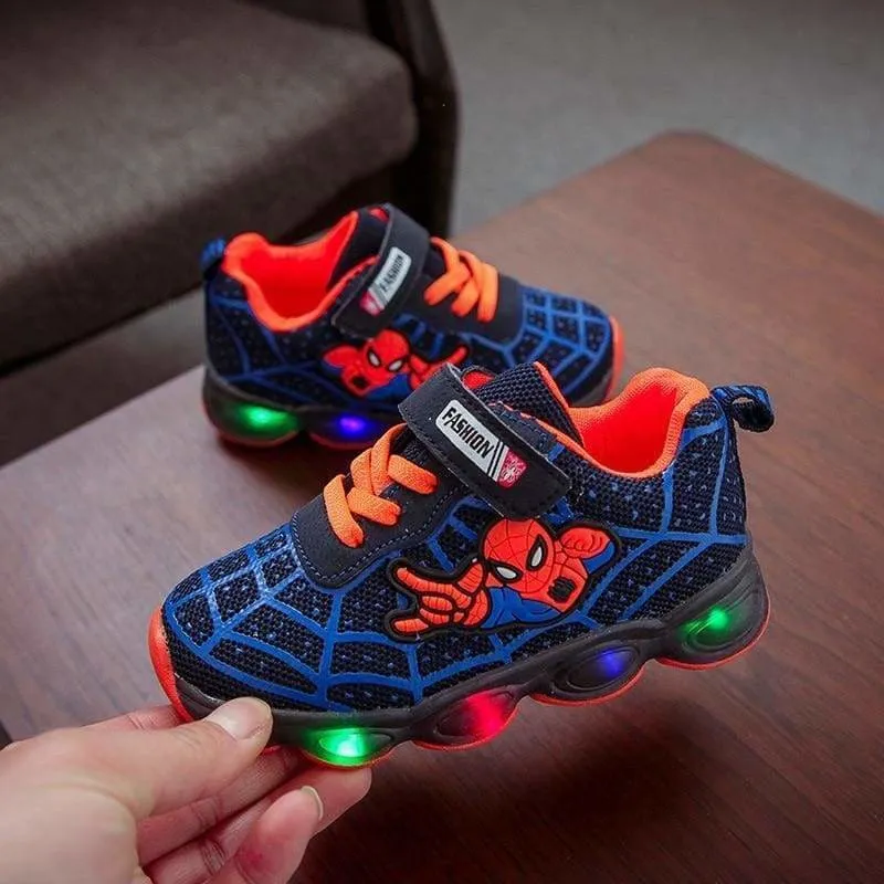 Cartoon Led Sneakers Shoes For Boy and Girl