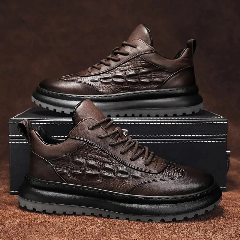 Chaussures Streetwear en cuir  - Mode Homme Tendance Hiver 2023