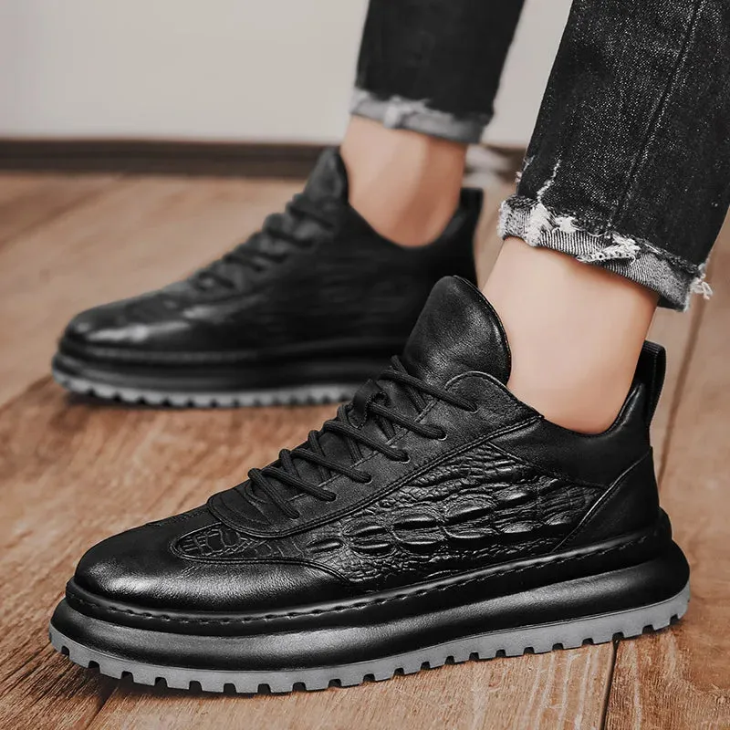 Chaussures Streetwear en cuir  - Mode Homme Tendance Hiver 2023