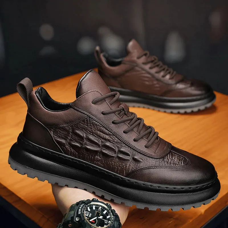 Chaussures Streetwear en cuir  - Mode Homme Tendance Hiver 2023