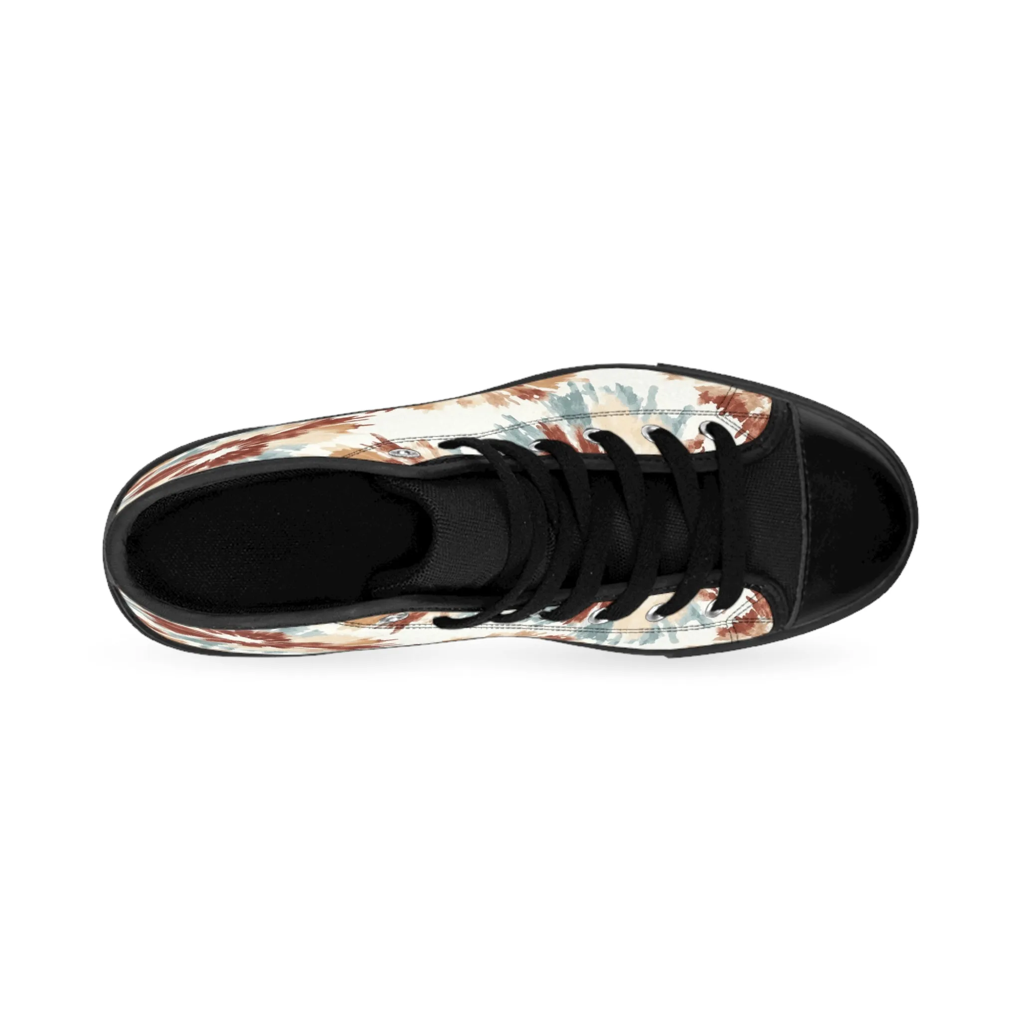 Colorful Splash Pattern Women's Classic Sneakers