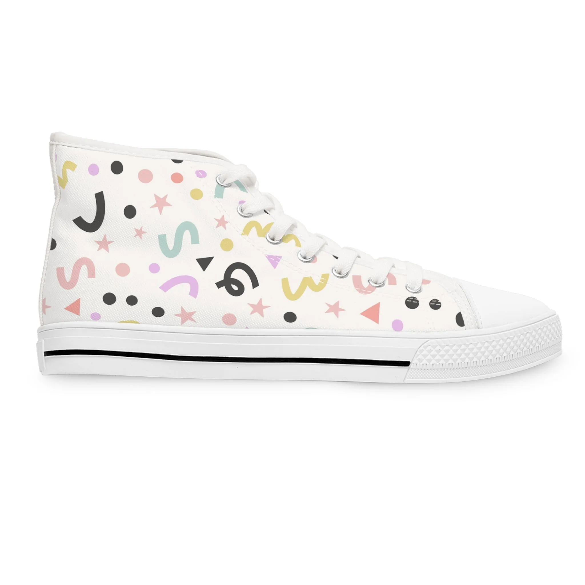 Confetti Women's High Top Sneakers