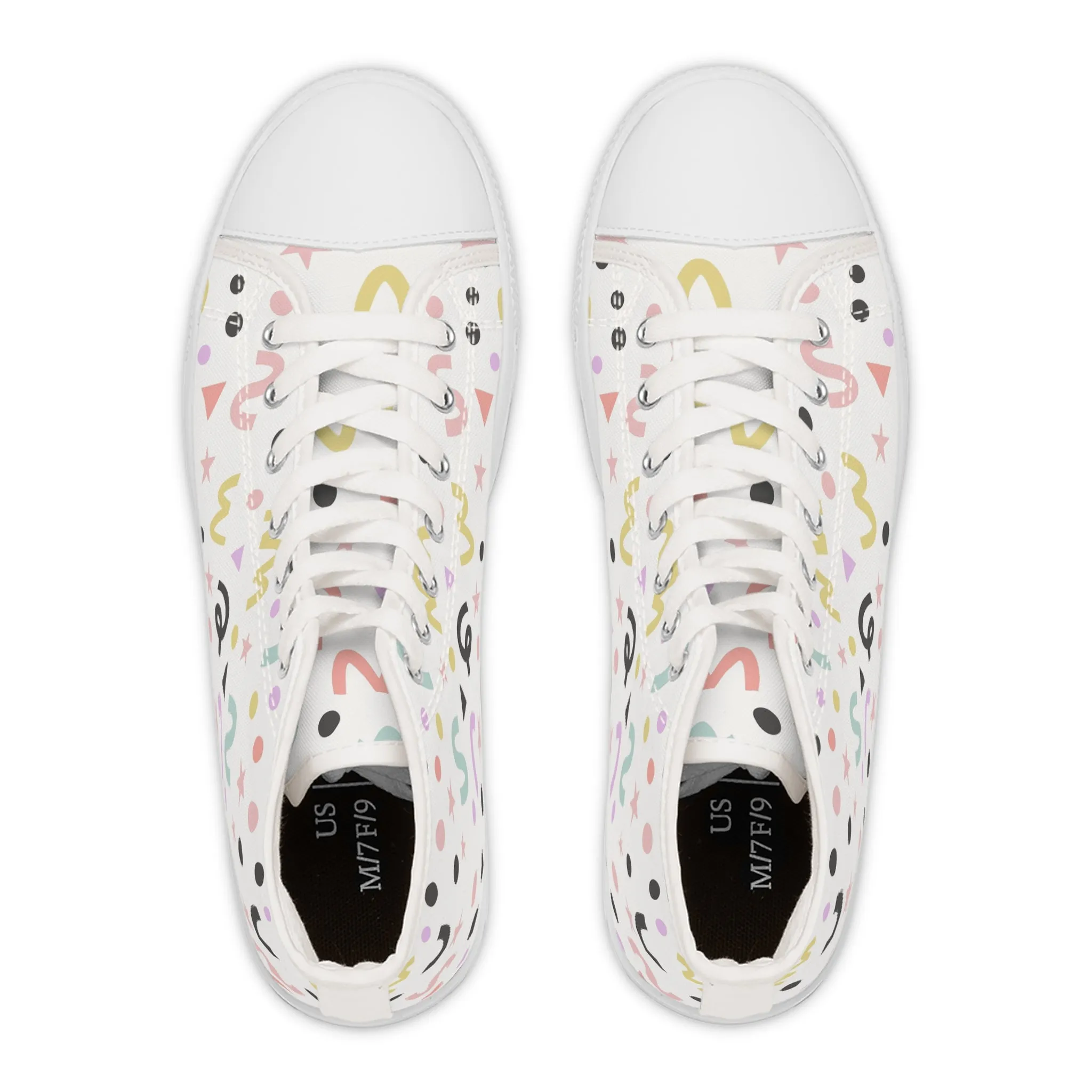 Confetti Women's High Top Sneakers