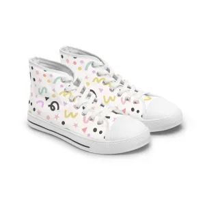 Confetti Women's High Top Sneakers