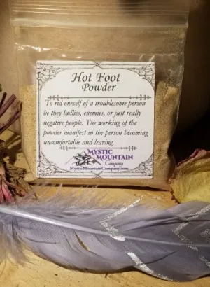 Conjure Powder - Hot Foot - 1oz Bag - Drive Away your Foes