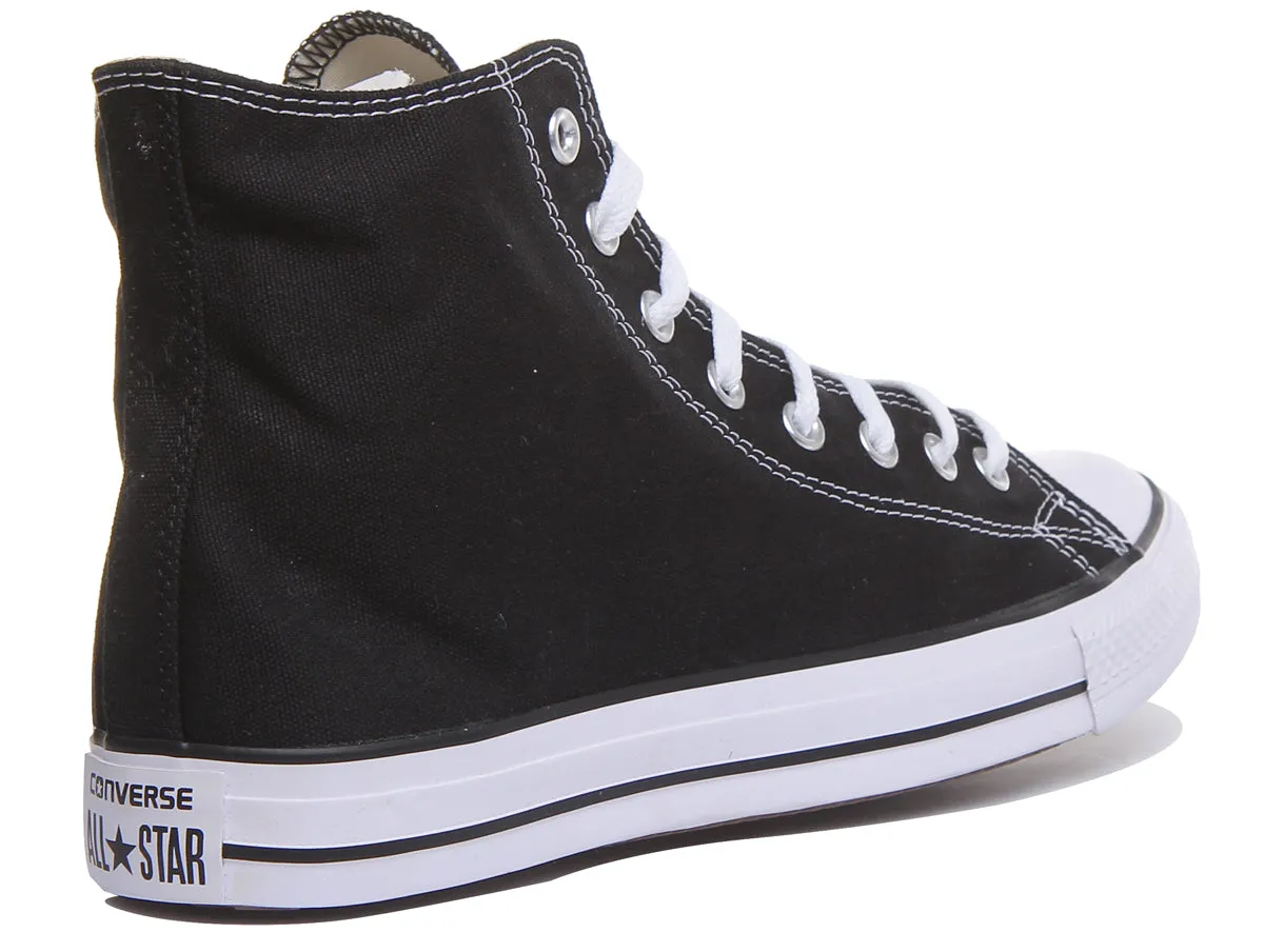 Converse All Star Hi Core Canvas Trainer In Black