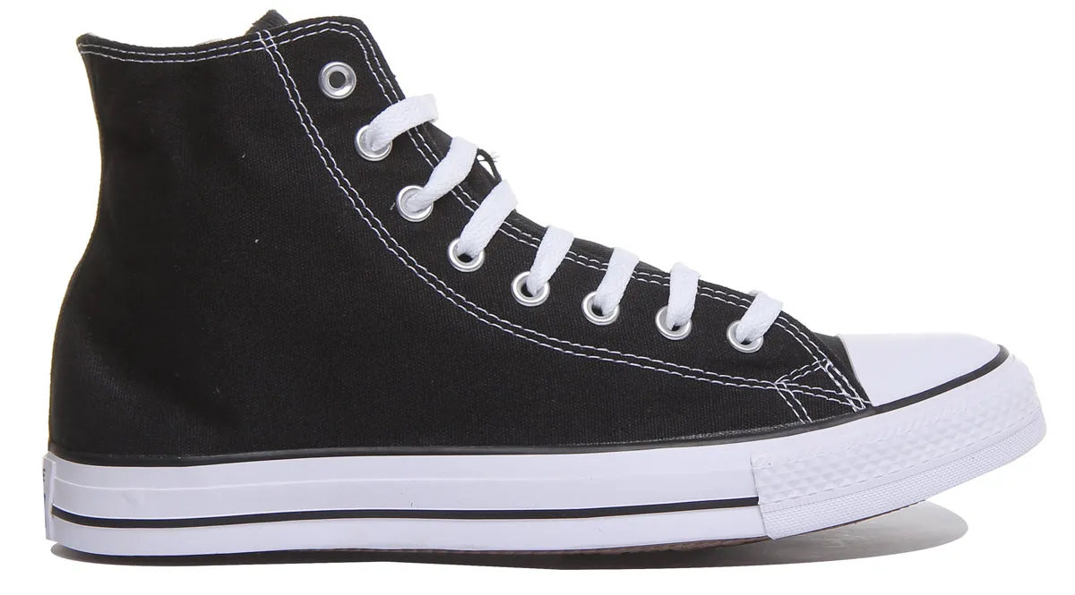 Converse All Star Hi Core Canvas Trainer In Black