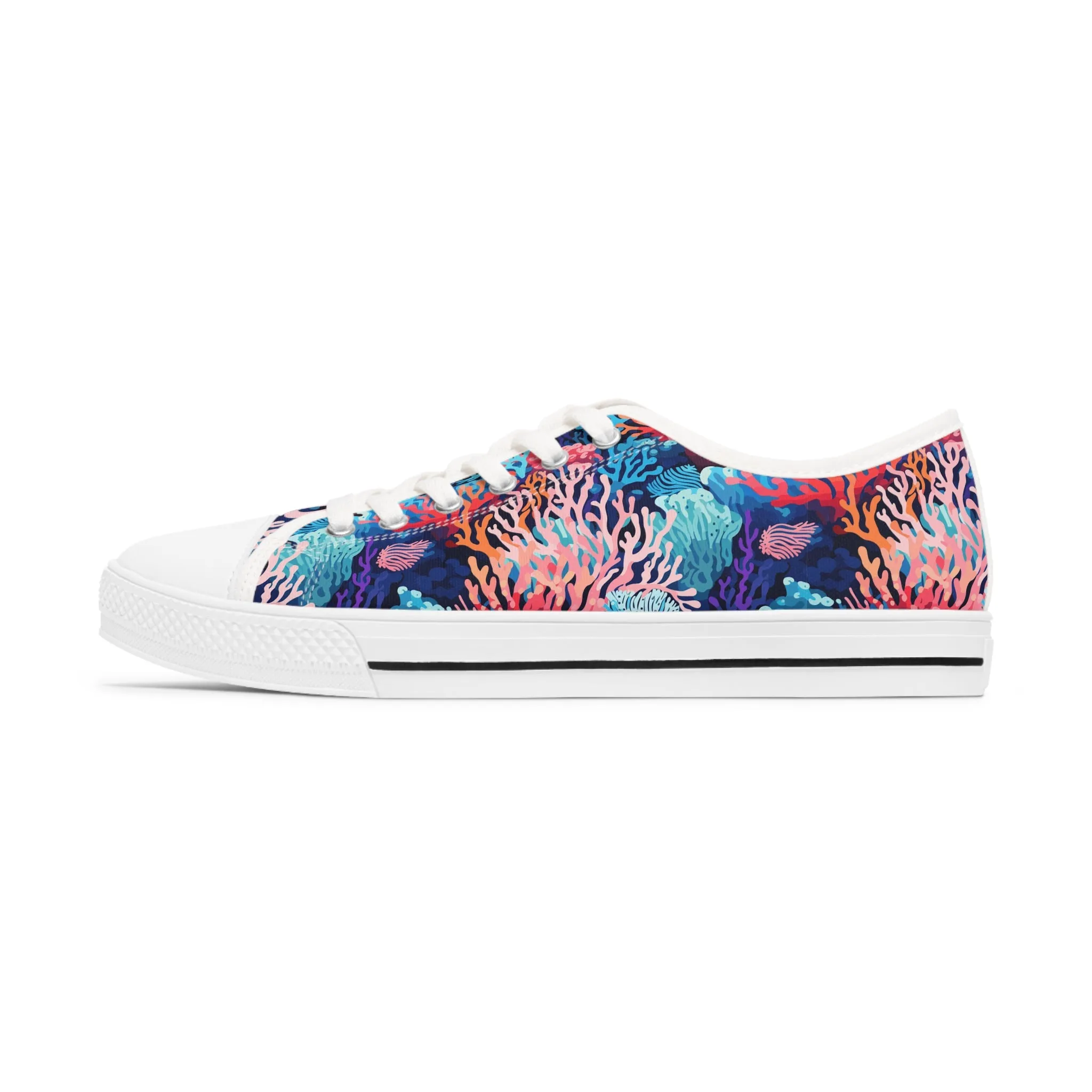 Coral Reef Women's Low Top Sneakers