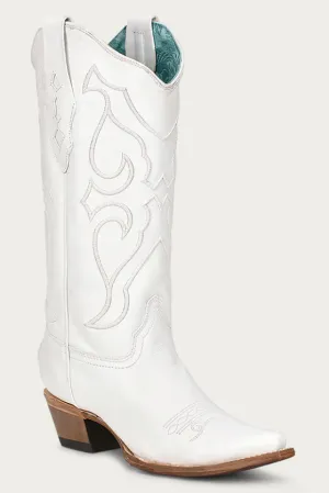 CORRAL LADIES EMBROIDERED TALL SNIP TOE WESTERN BOOTS STYLE Z5046