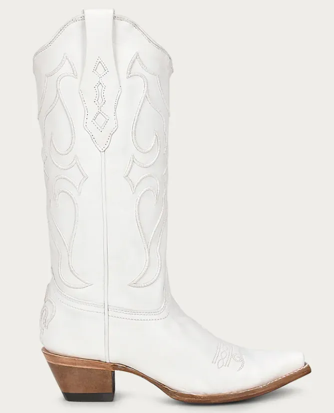 CORRAL LADIES EMBROIDERED TALL SNIP TOE WESTERN BOOTS STYLE Z5046