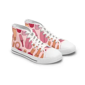 Cosmetics Women's High Top Sneakers