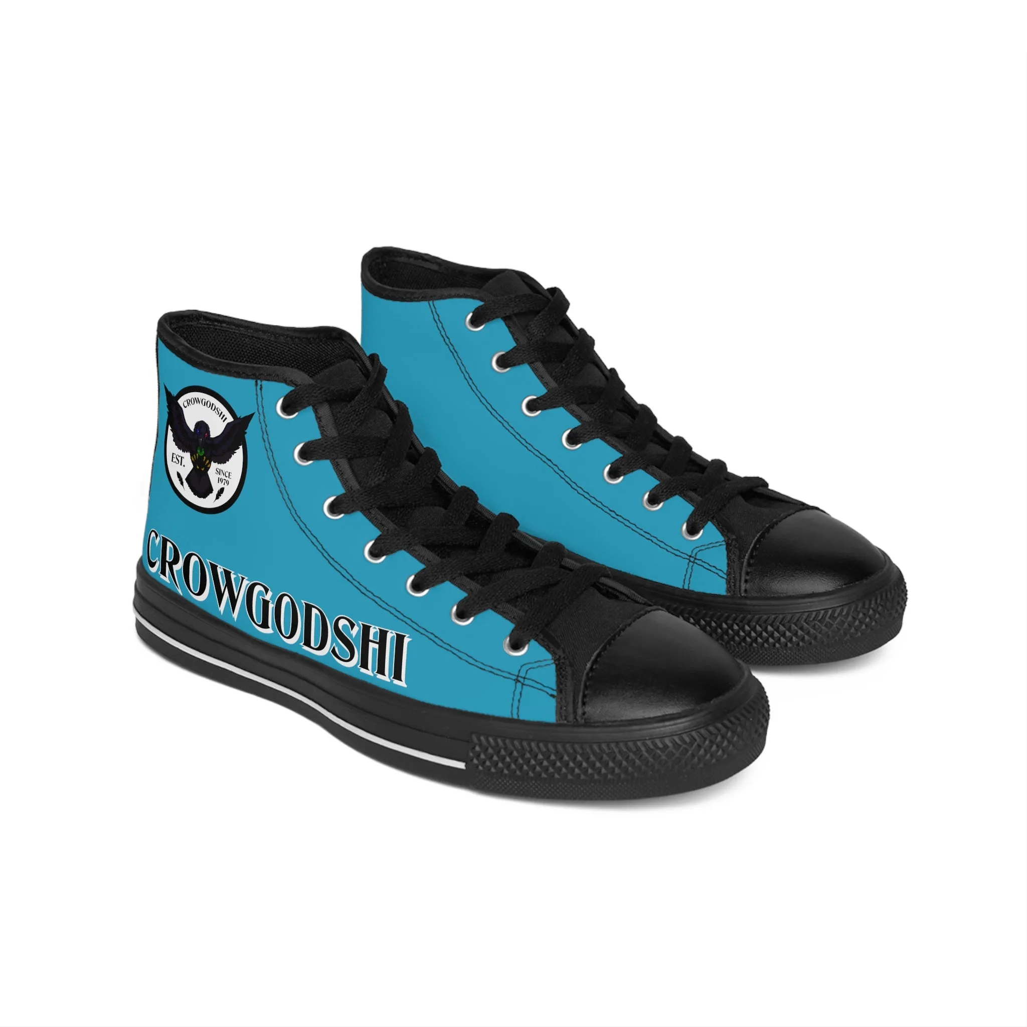 Crowgodshi High-Tops, TEAL