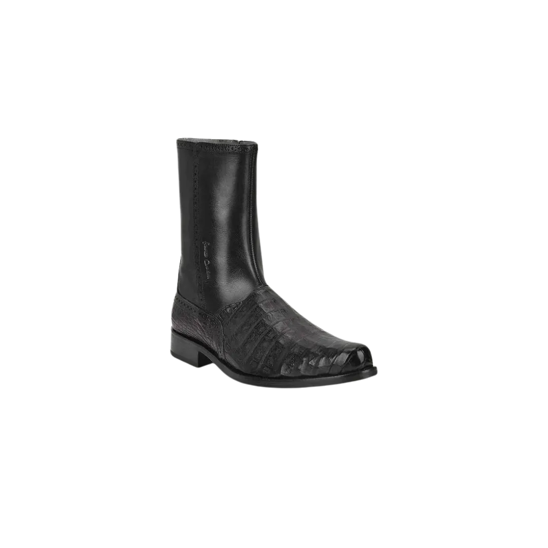 Cuadra Men's Caiman Ankle Black Boots