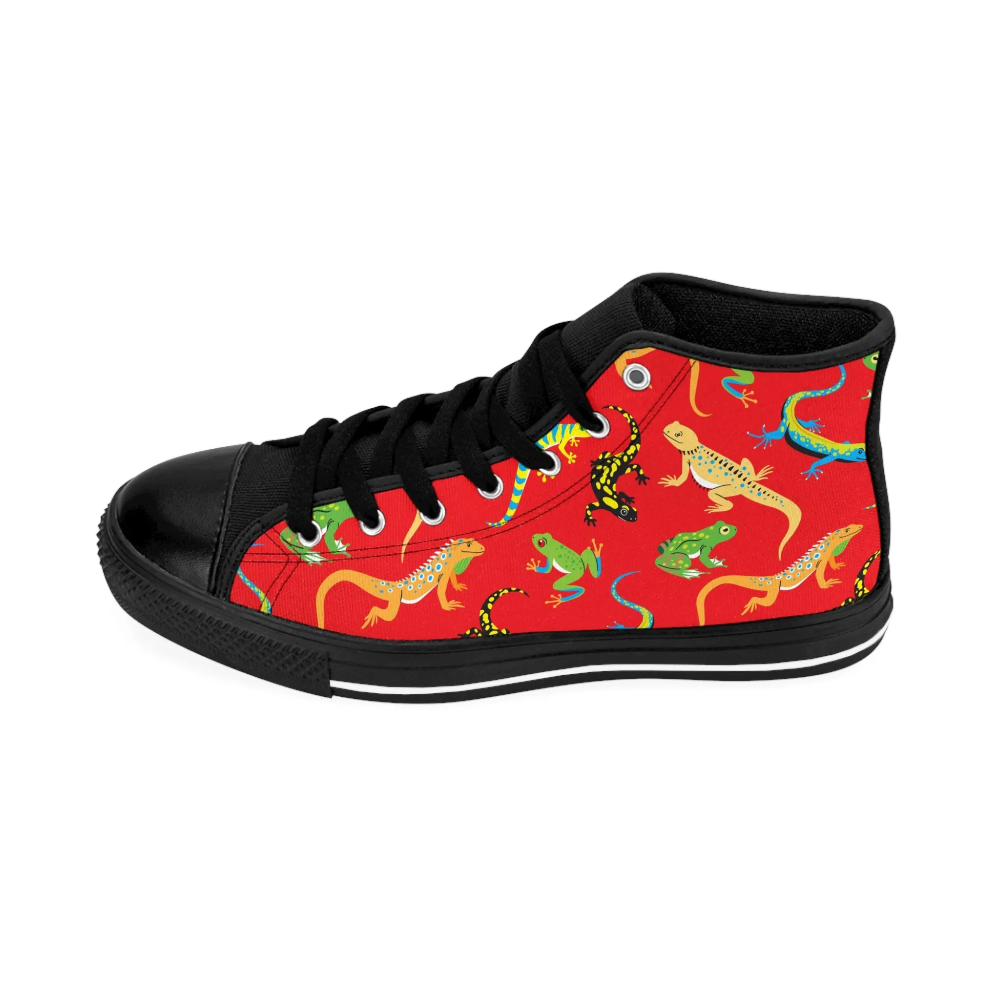 Cute Lizard and Frogs Women's Classic Sneakers