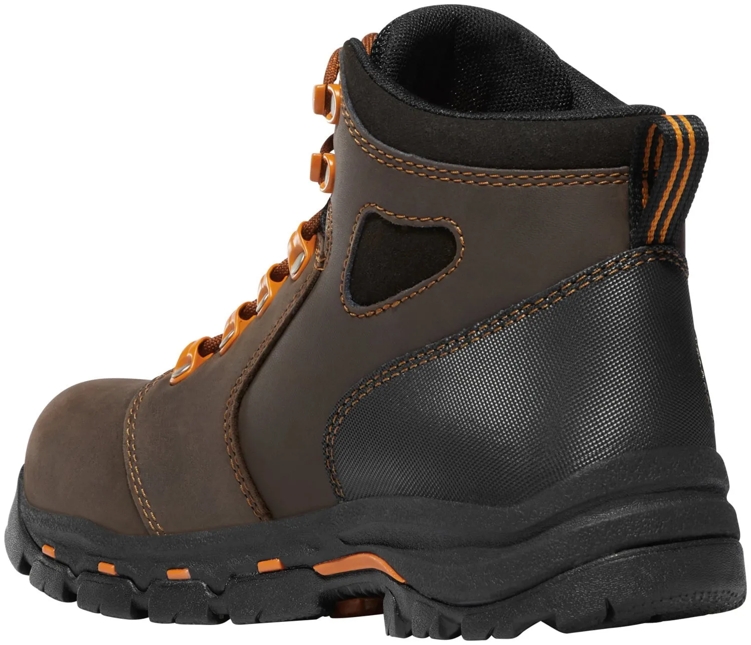 Danner Womens Vicious Brown/Orange Leather Work Boots