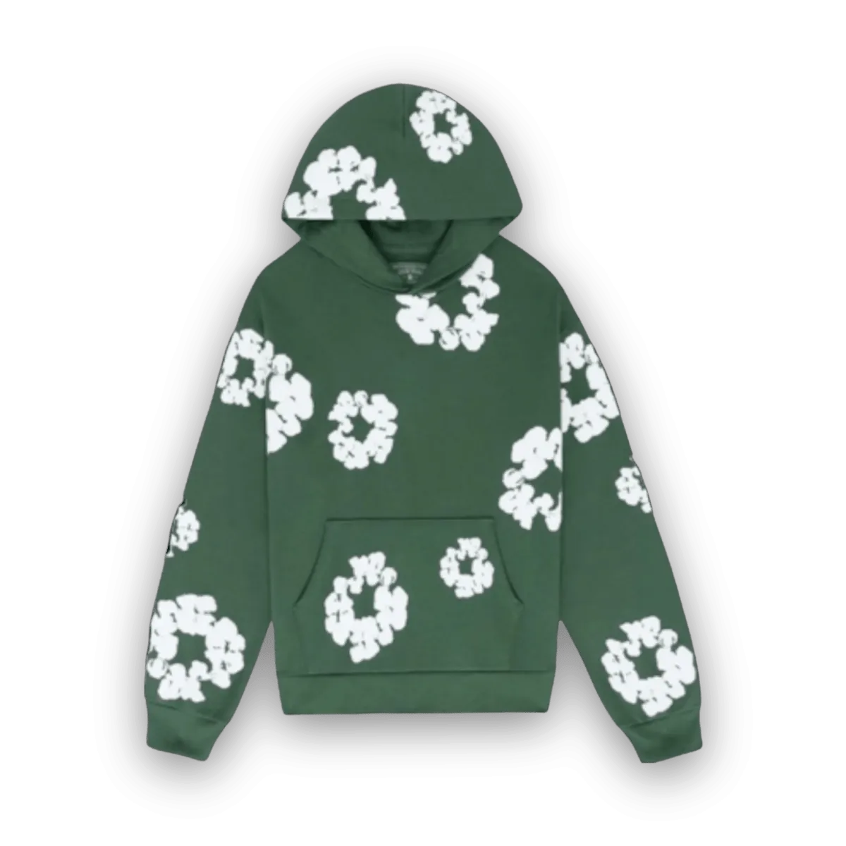 Denim Tears the Cotton Wreath Green Hoodie