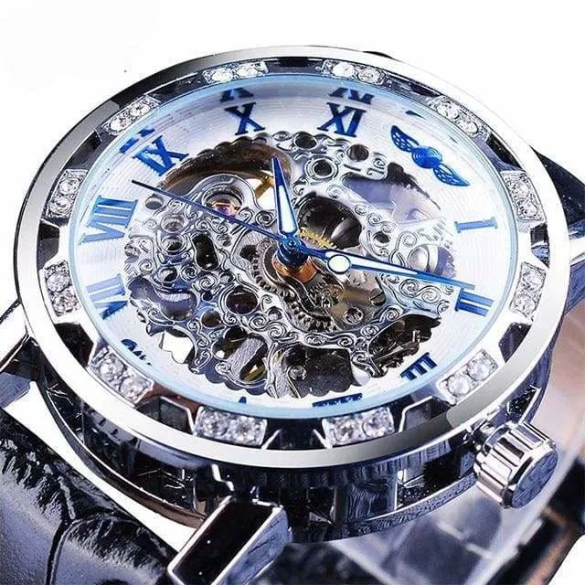 Diamond Mechanical Wrist Watch For Beloved