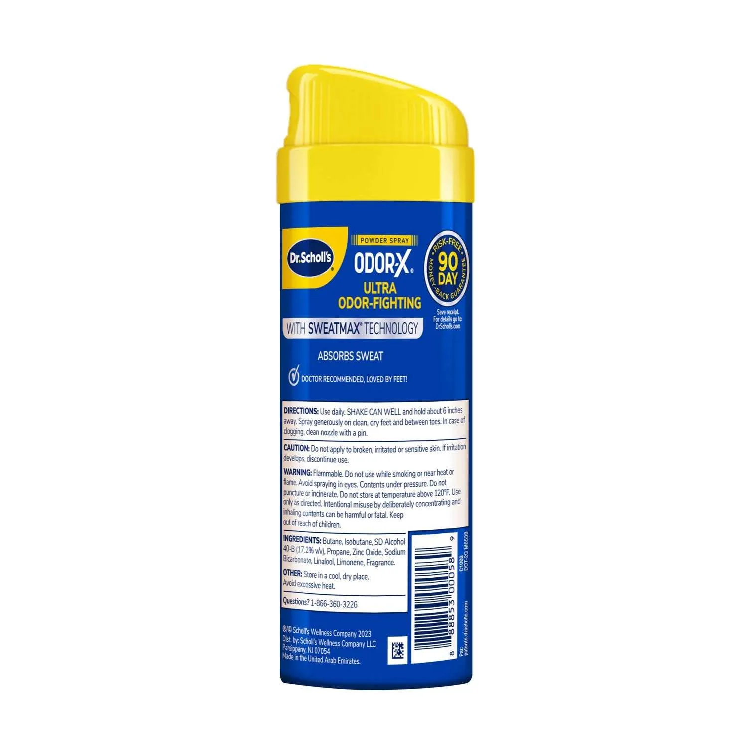 Dr. Scholl's Odor-X Ultra Odor-Fighting Foot Powder Spray