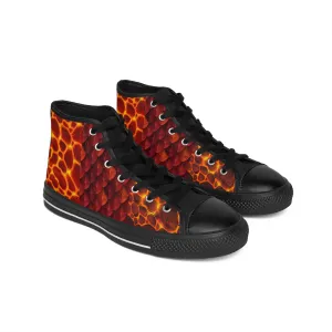 Dragon Lava Skins Women's Classic Sneakers