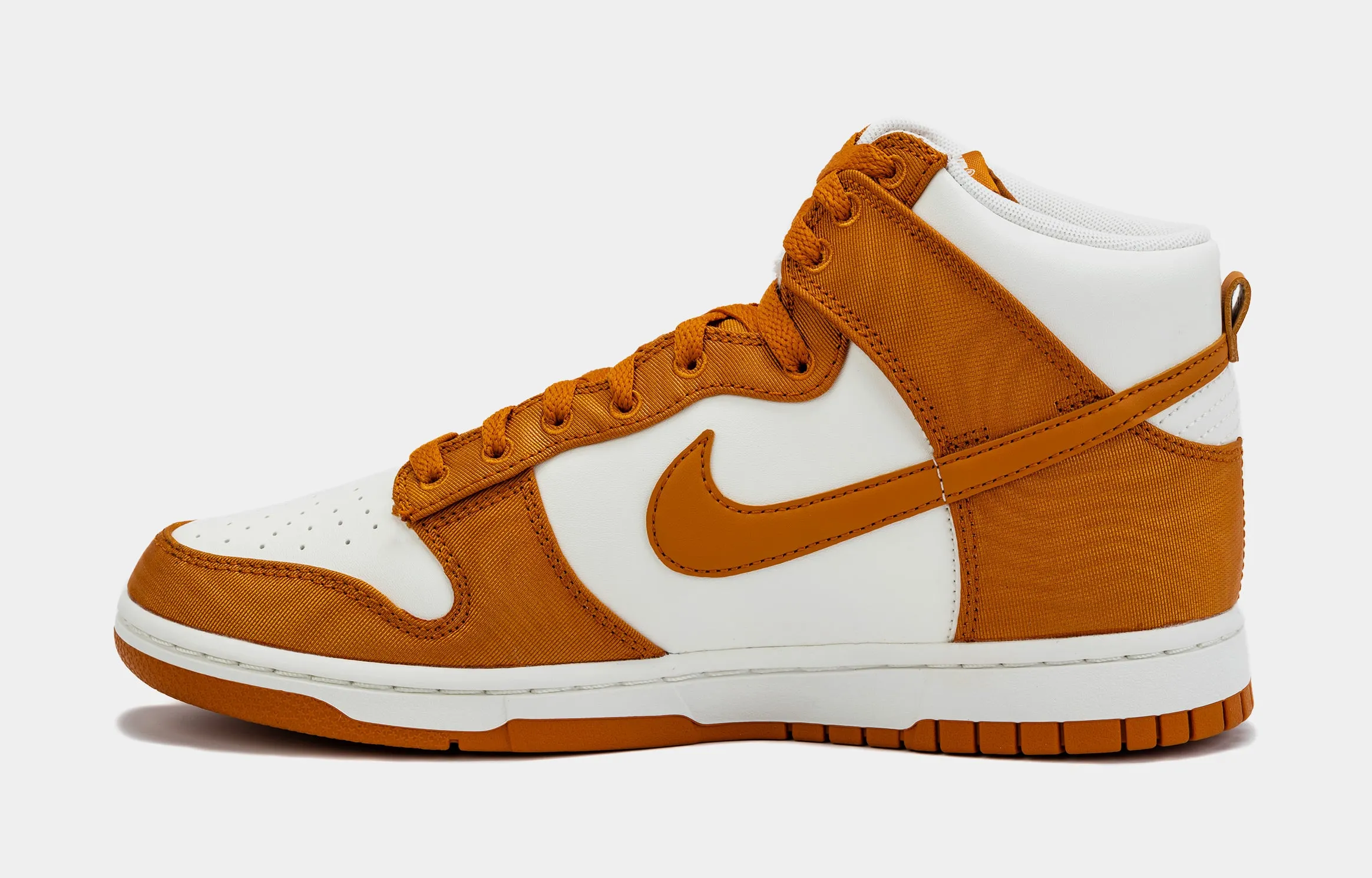 Dunk High Monarch Mens Basketball Shoes (White/Orange)