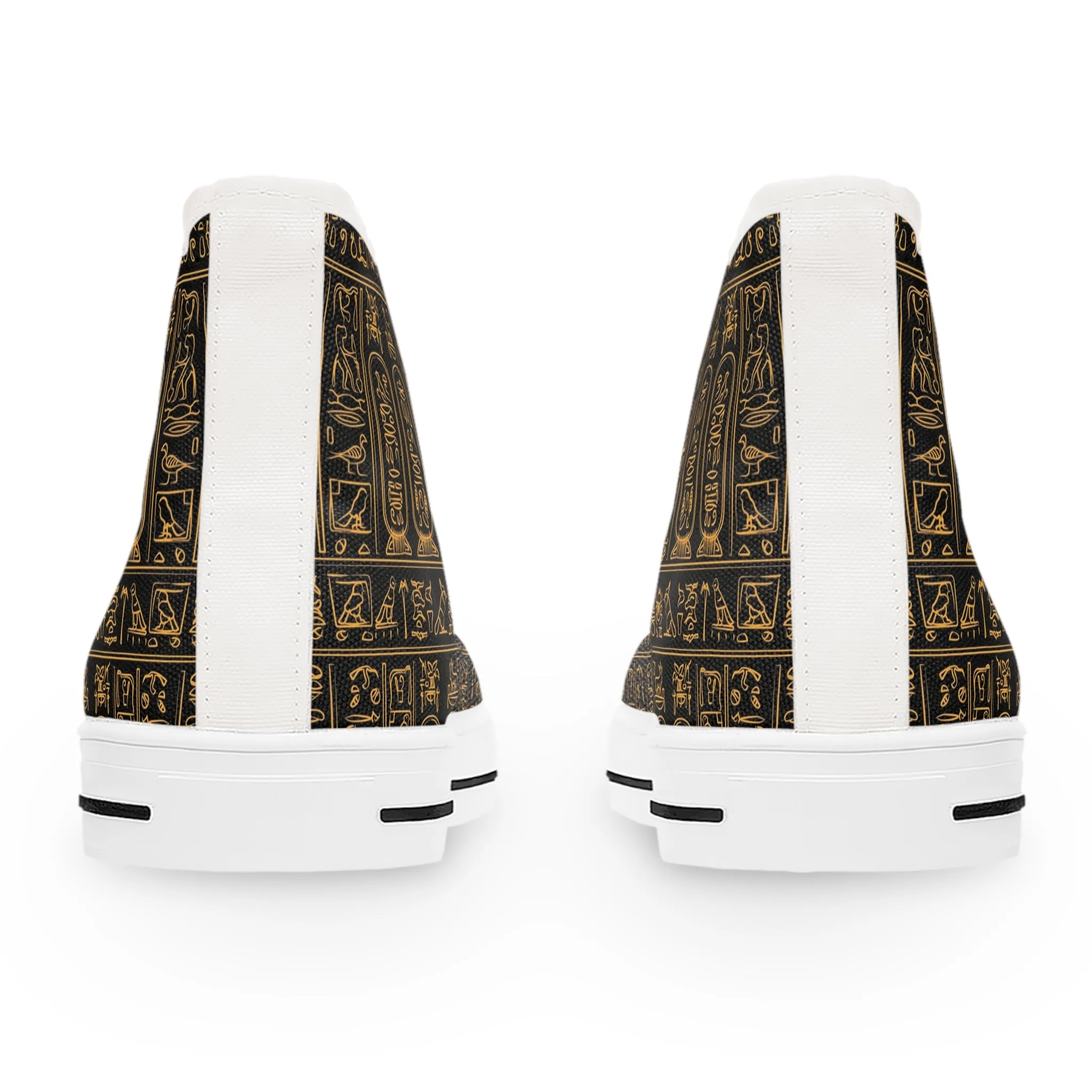 Egyptian Writing Women's High Top Sneakers