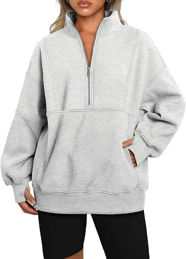 Essential Lounge Fleece Half-Zip Sweatshirts