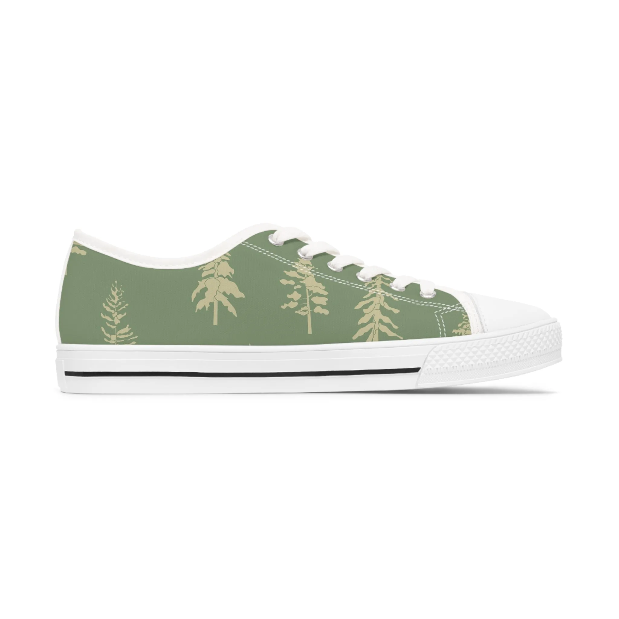 Evergreen Tree Women's Low Top Sneakers