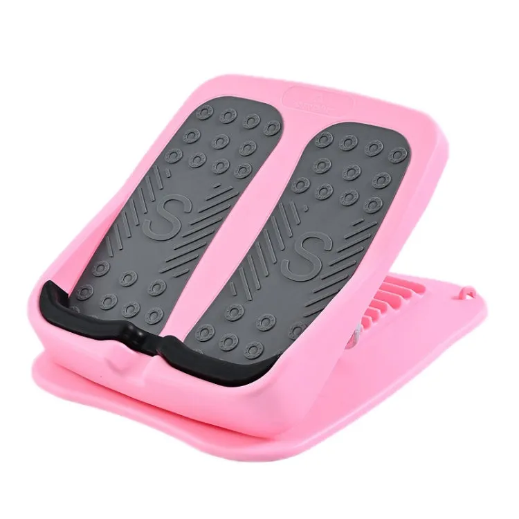 Foldable Tension Plate 9-Speed Adjustable Fitness Tilt Pedal, Specification: Pink