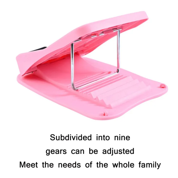 Foldable Tension Plate 9-Speed Adjustable Fitness Tilt Pedal, Specification: Pink