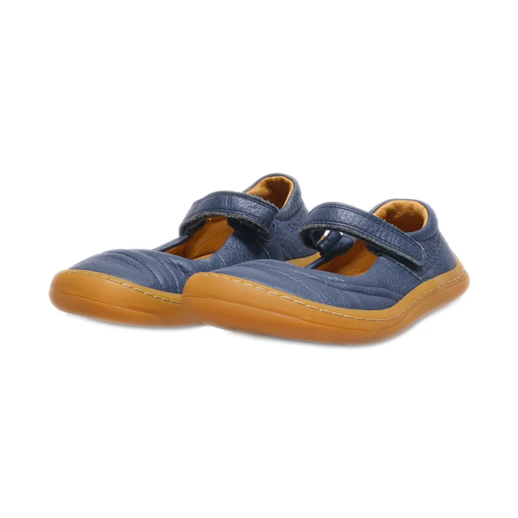 Froddo Barefoot Ballerinas Leather Blue Colour For Kids