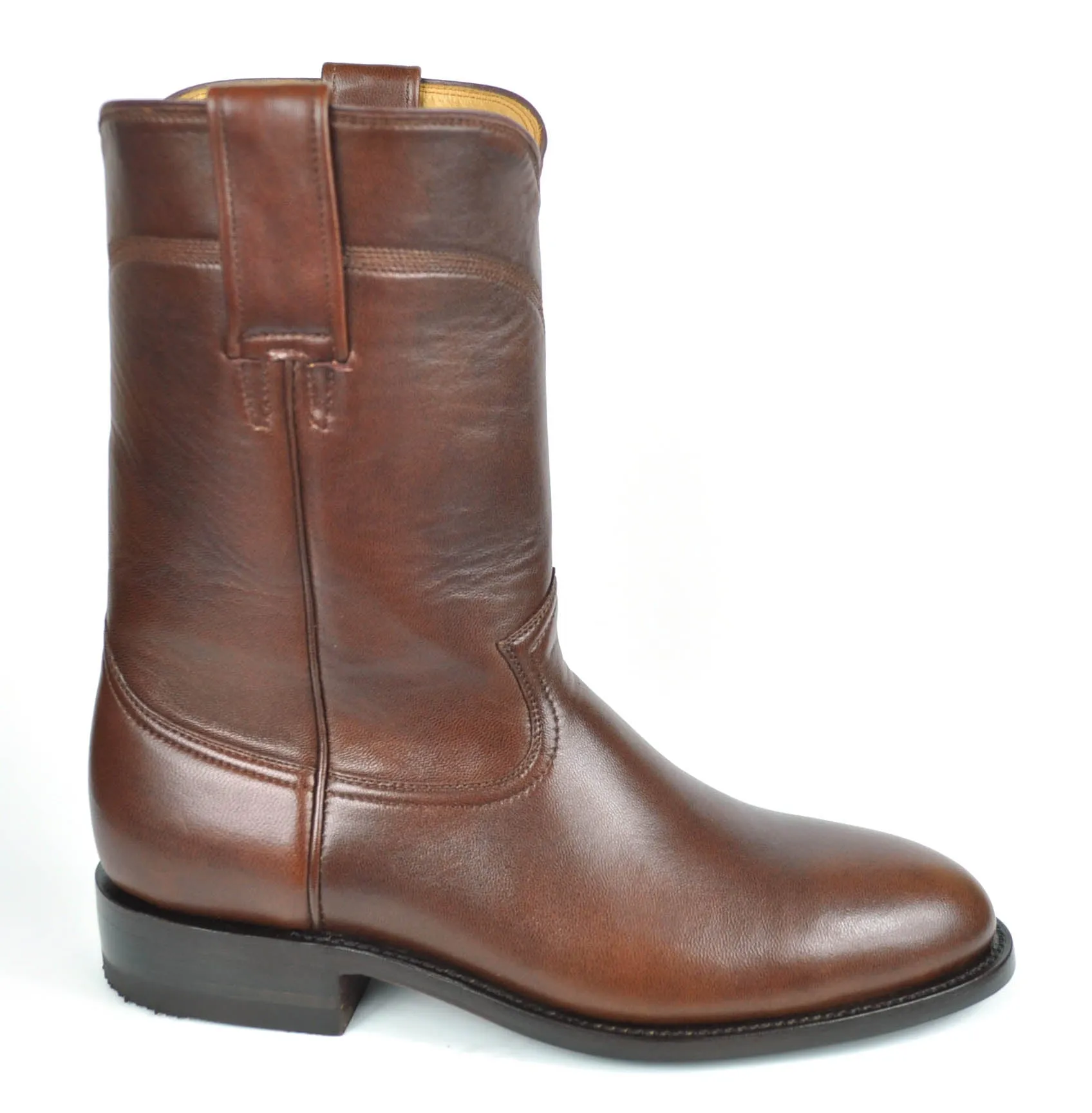 Gavel Men's Allen Goat Roper Boots - Budapest Brown