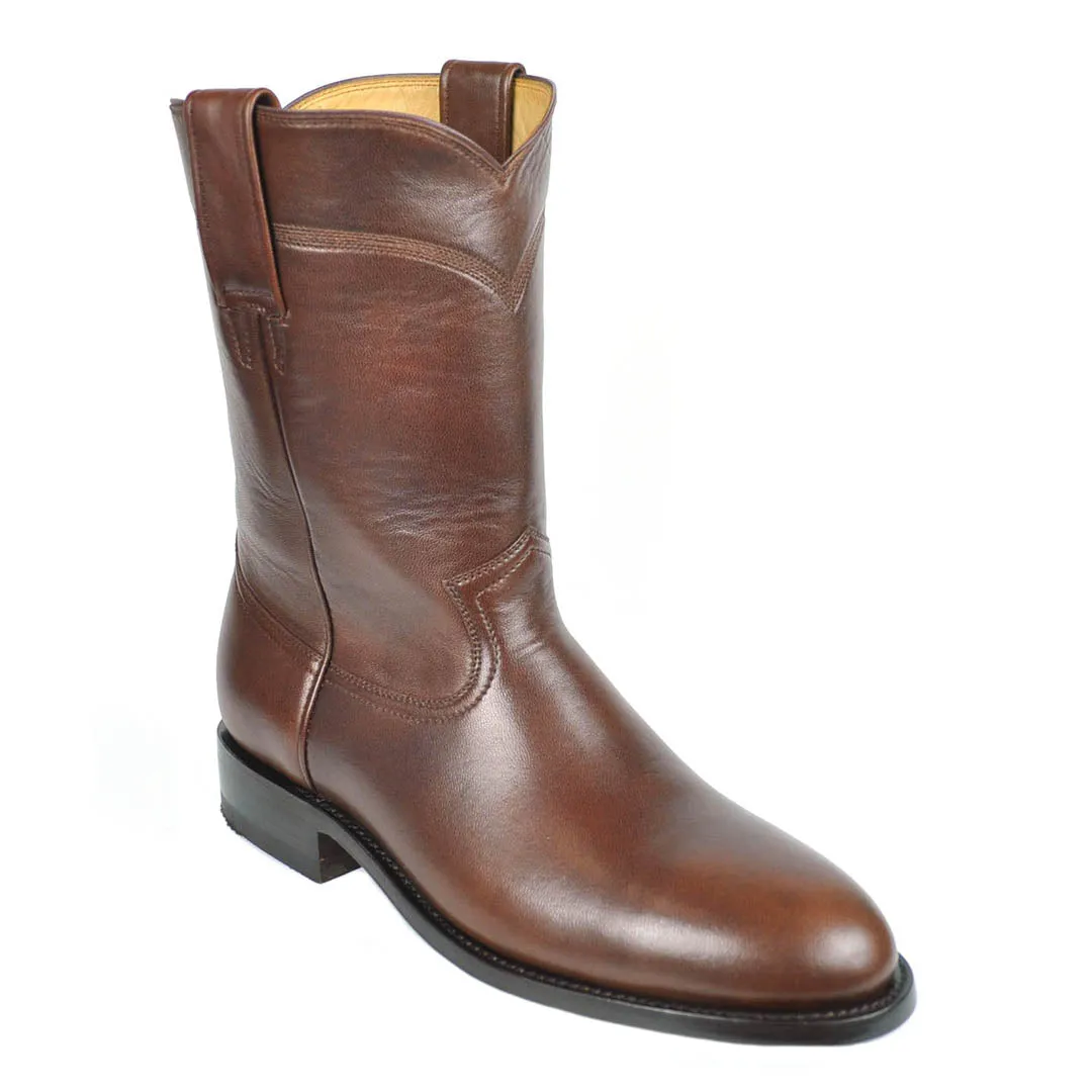 Gavel Men's Allen Goat Roper Boots - Budapest Brown