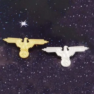 German Military WW2 Eagle Cross Brooches