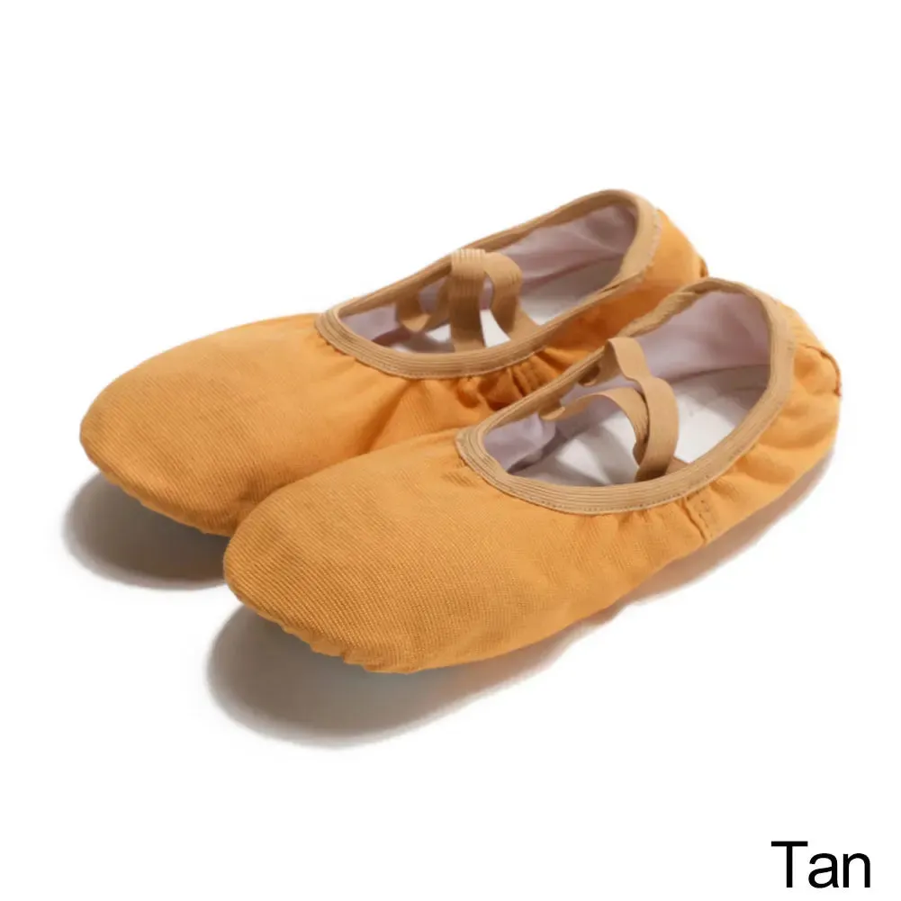 Girls Ballet Shoes Canvas Soft Sole Ballet Dance Slippers Children Practise Ballerina Shoes Woman Dance Shoes