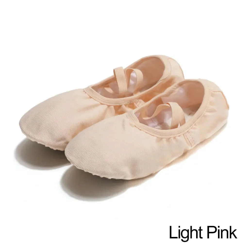 Girls Ballet Shoes Canvas Soft Sole Ballet Dance Slippers Children Practise Ballerina Shoes Woman Dance Shoes