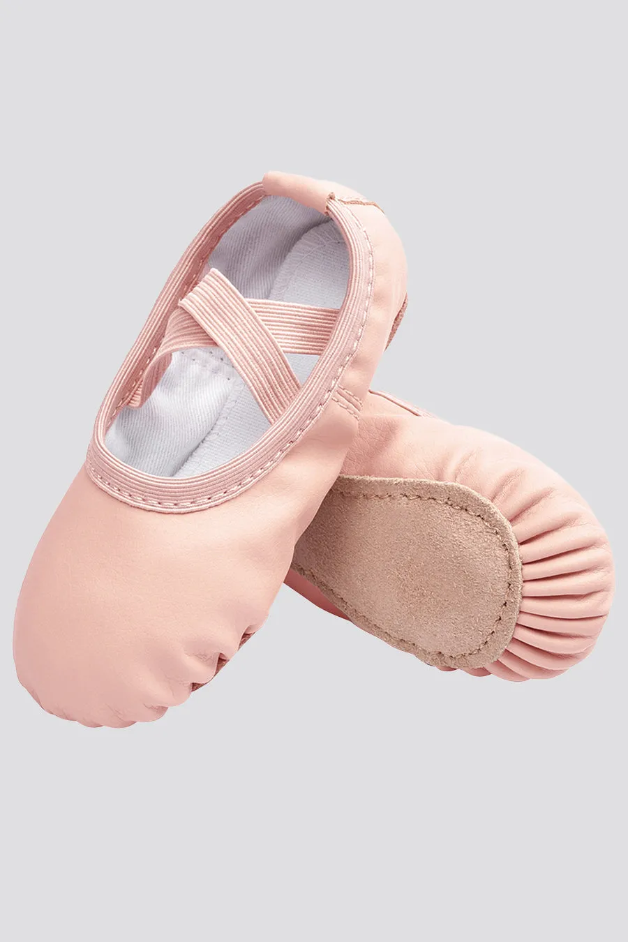 Girl's PU Full Leather Ballet Shoes (Full Sole)