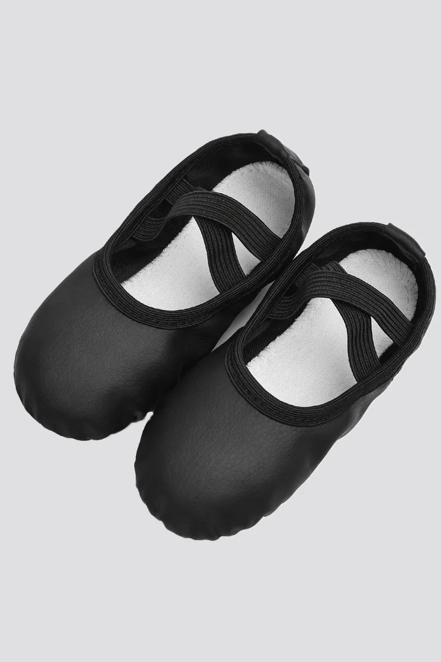 Girl's PU Full Leather Ballet Shoes (Full Sole)