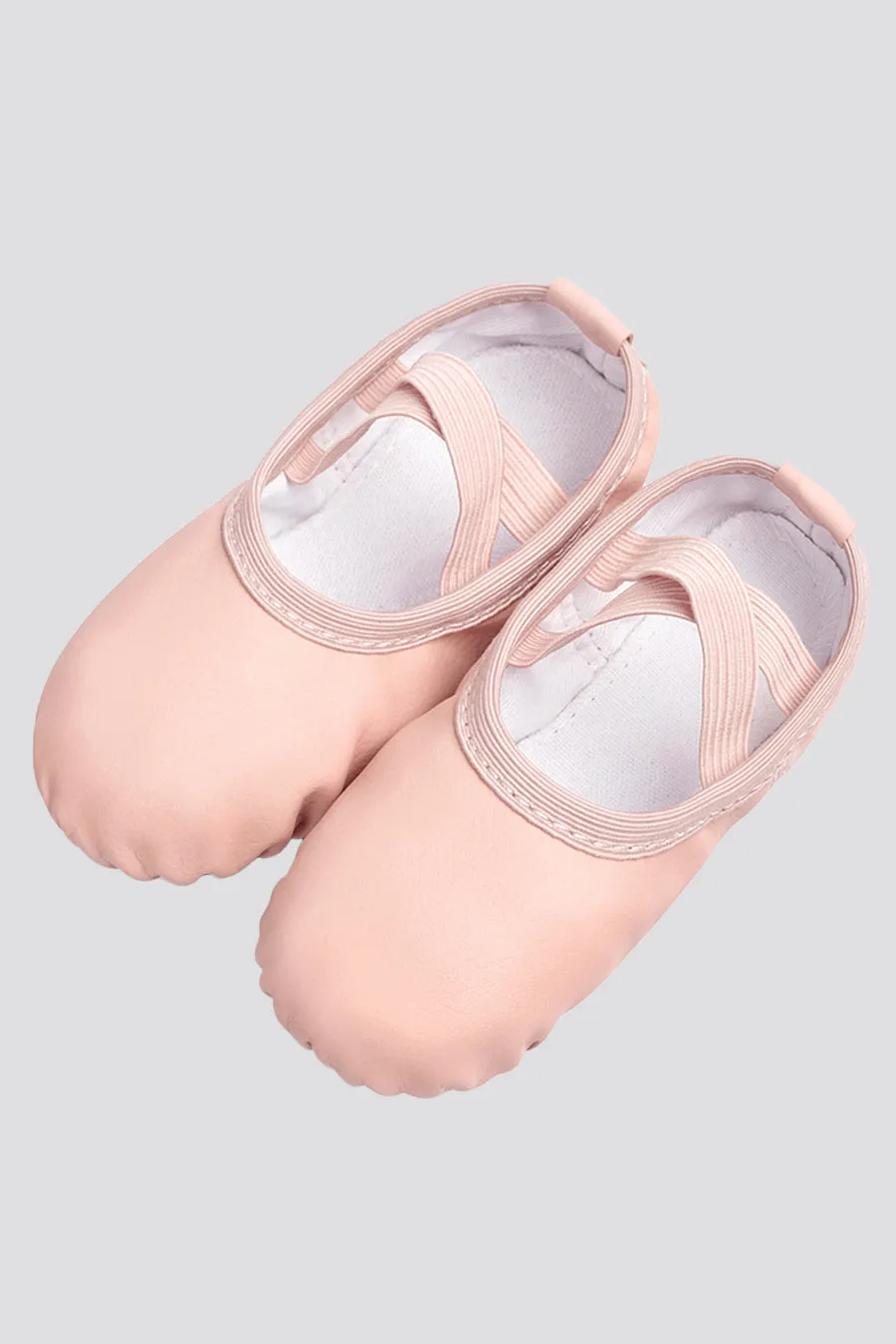 Girl's PU Full Leather Ballet Shoes (Full Sole)